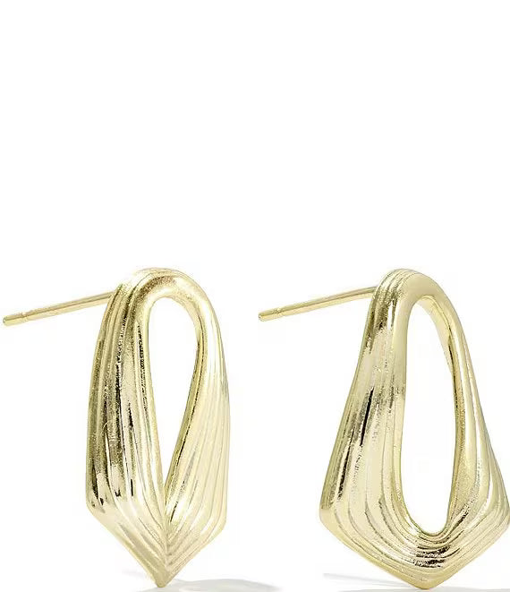 Kira Gold Stud Earrings
