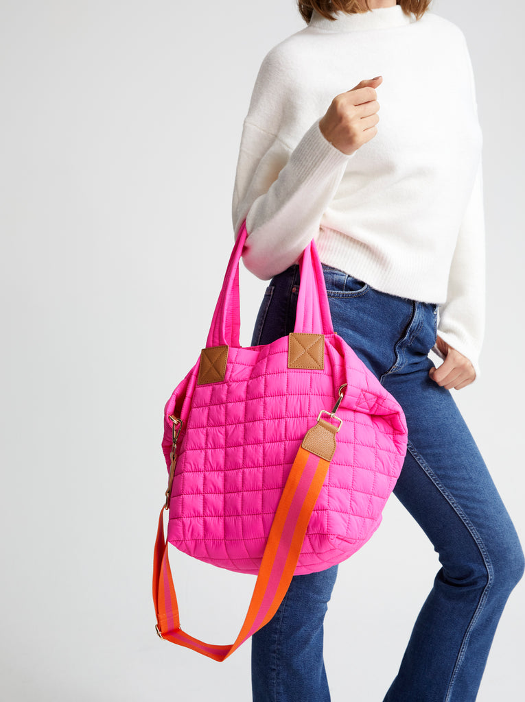 Ezra Magenta Tote
