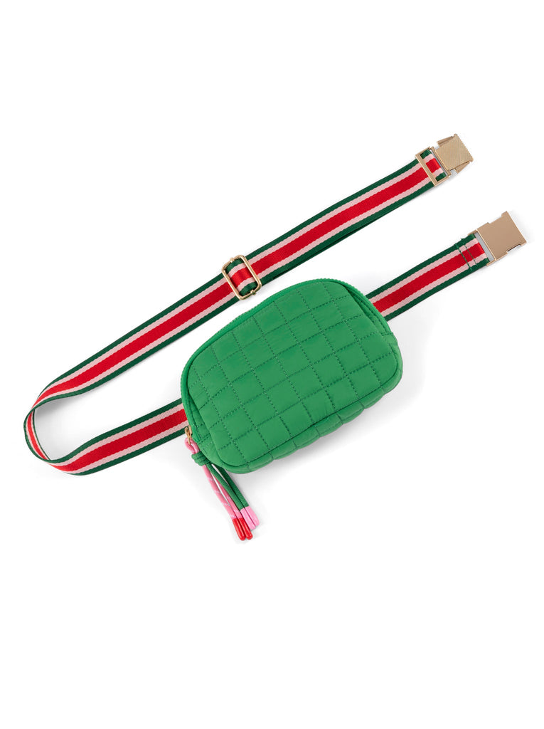 Ezra Green Belt Bag