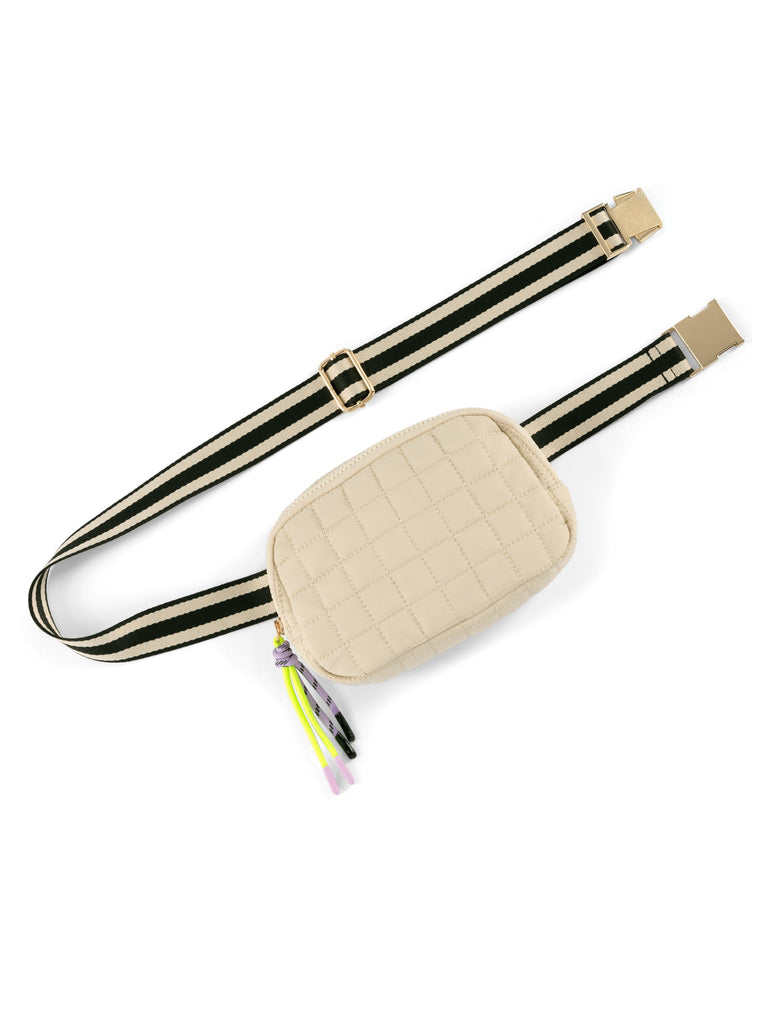 Ezra Ivory Belt Bag