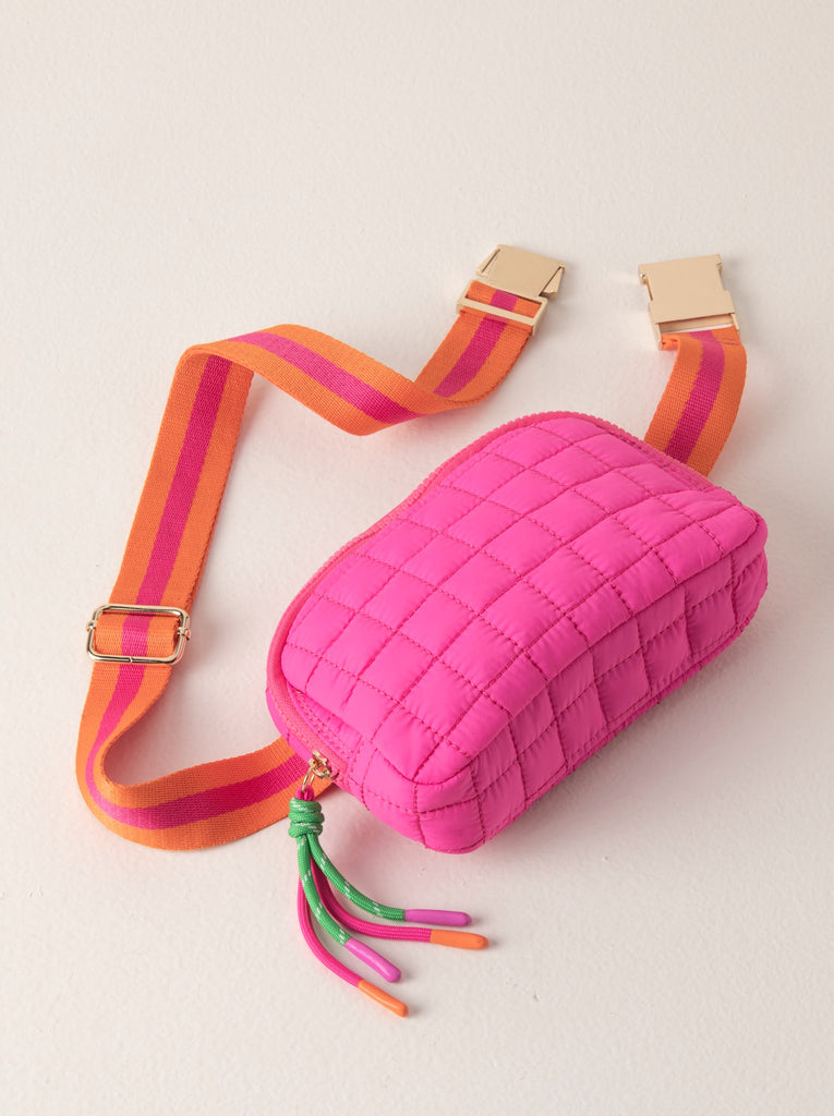 Ezra Magenta Belt Bag
