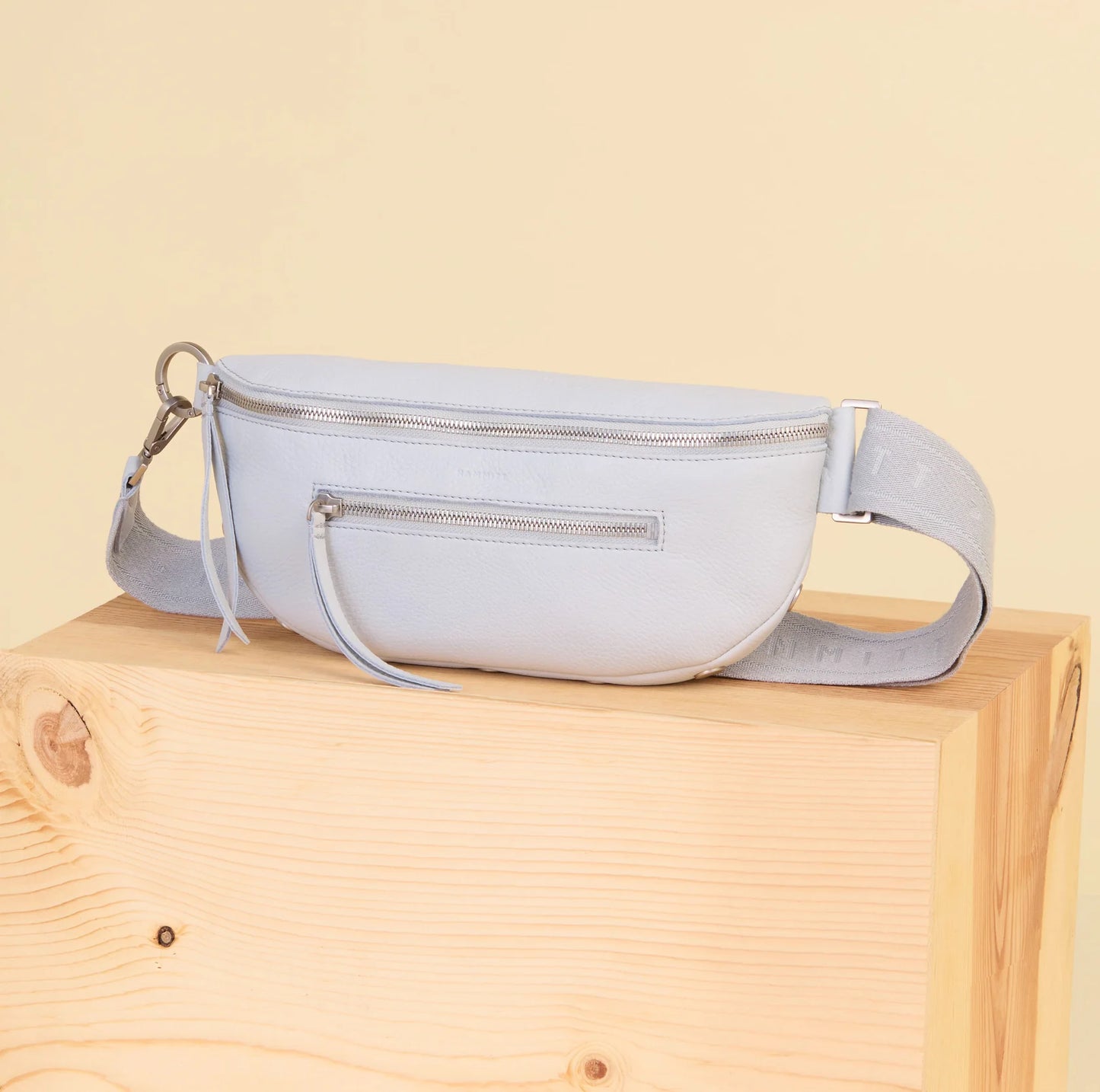 Charles  Bluebird/Brushed Silver Crossbody
