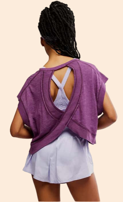 My Time Black Cherry Tee