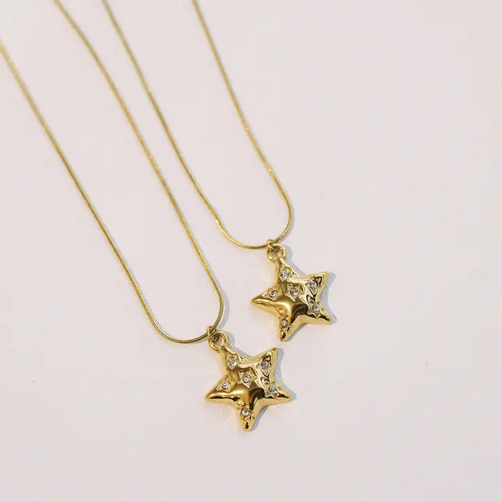 Shining Star Gold Necklace