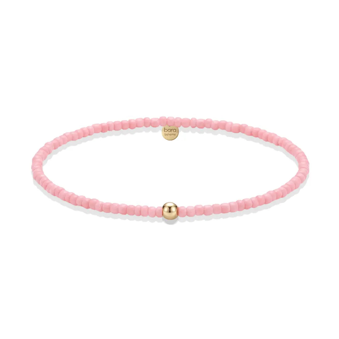 Day Dream Bubblegum 14K Gold Filled Beaded Bracelet