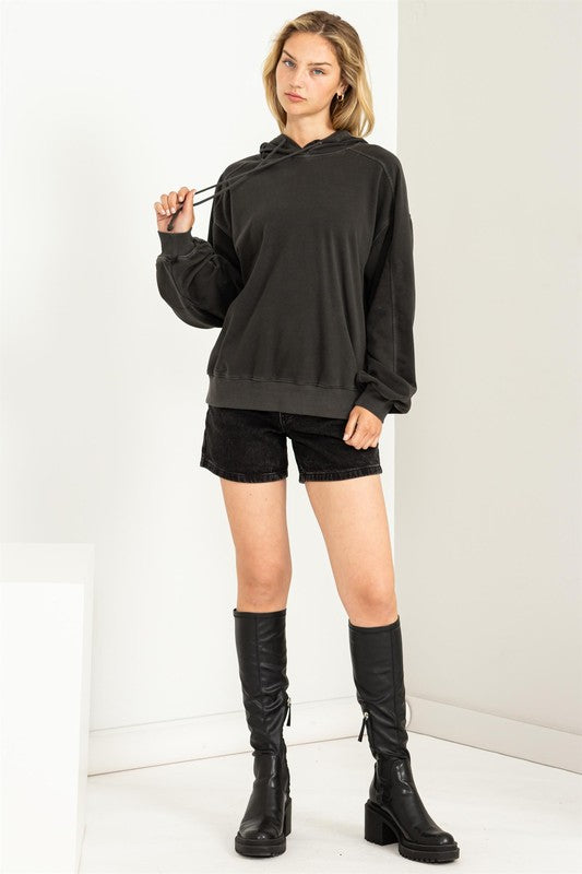 On My Way Up Black Sweatshirt