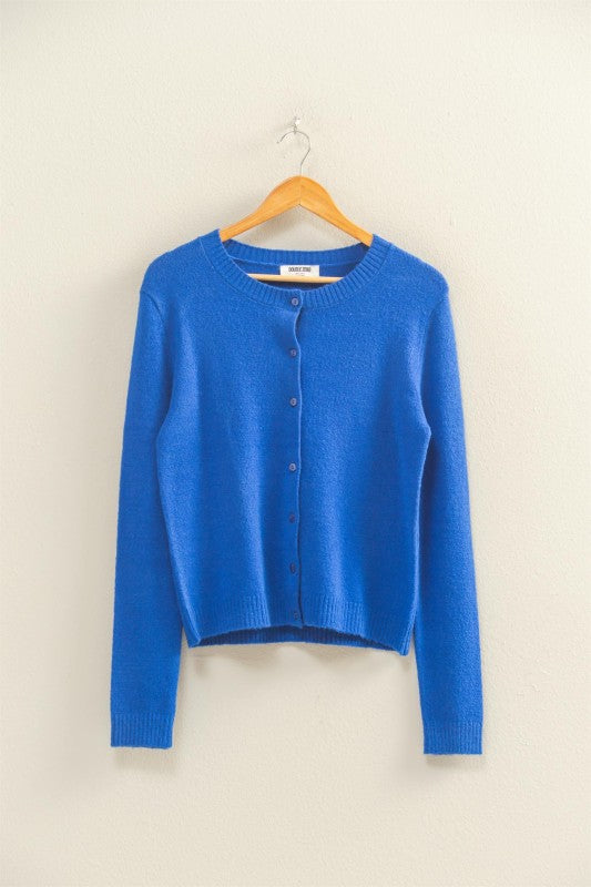 One and Done Blue Cardigan