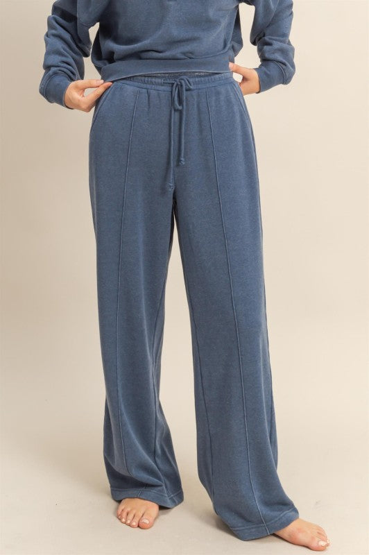 There For It Dusty Navy Pants