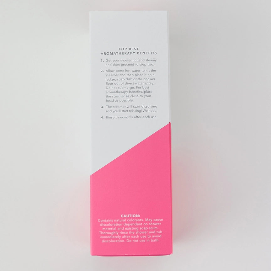 Happy Hour Shower Blood Orange Grapefruit Shower Steamers (Set of 8)