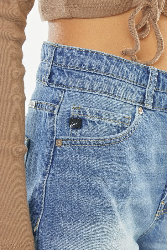 Farah High Rise Mom Shorts