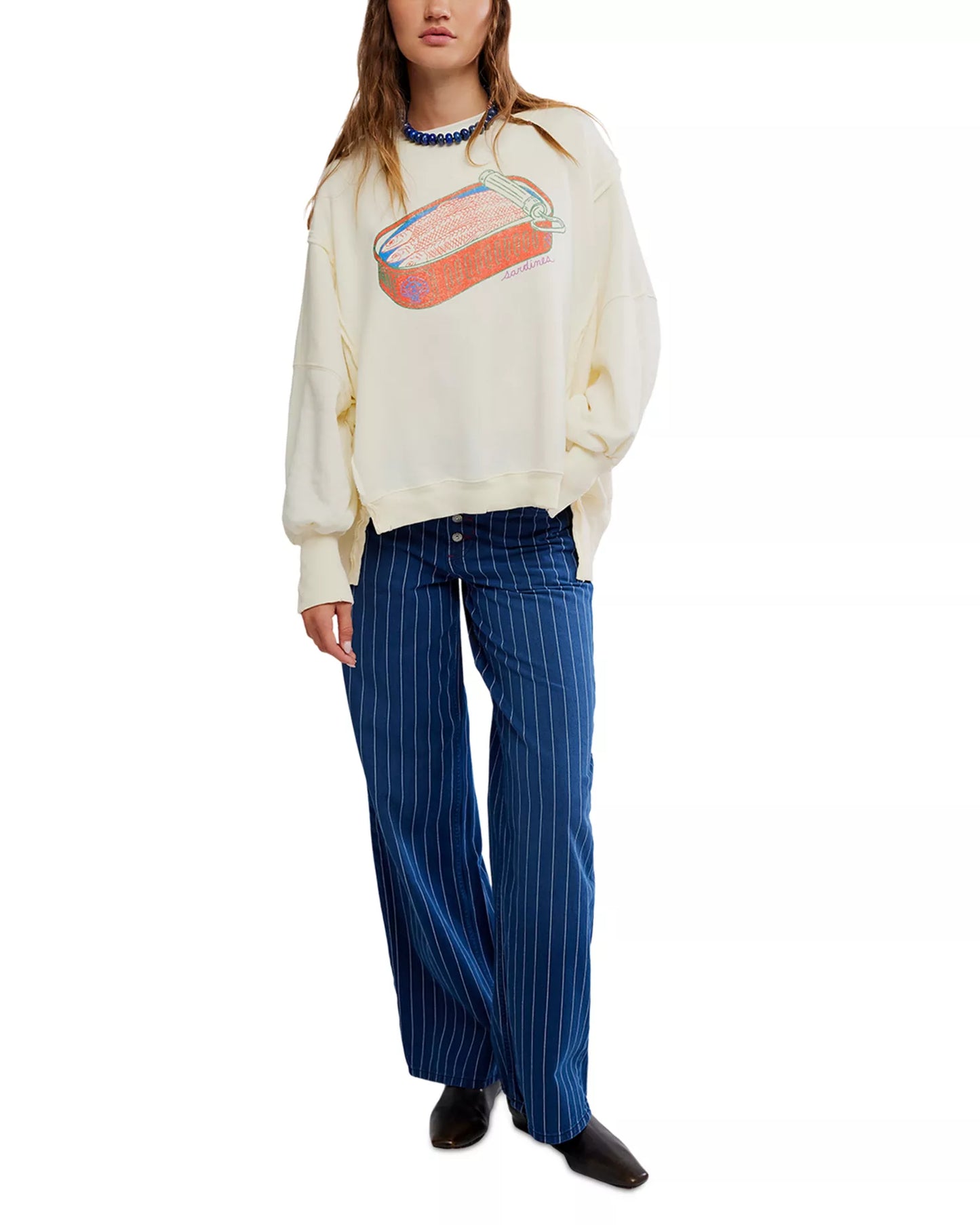 Graphic Camden Sardine Combo Pullover