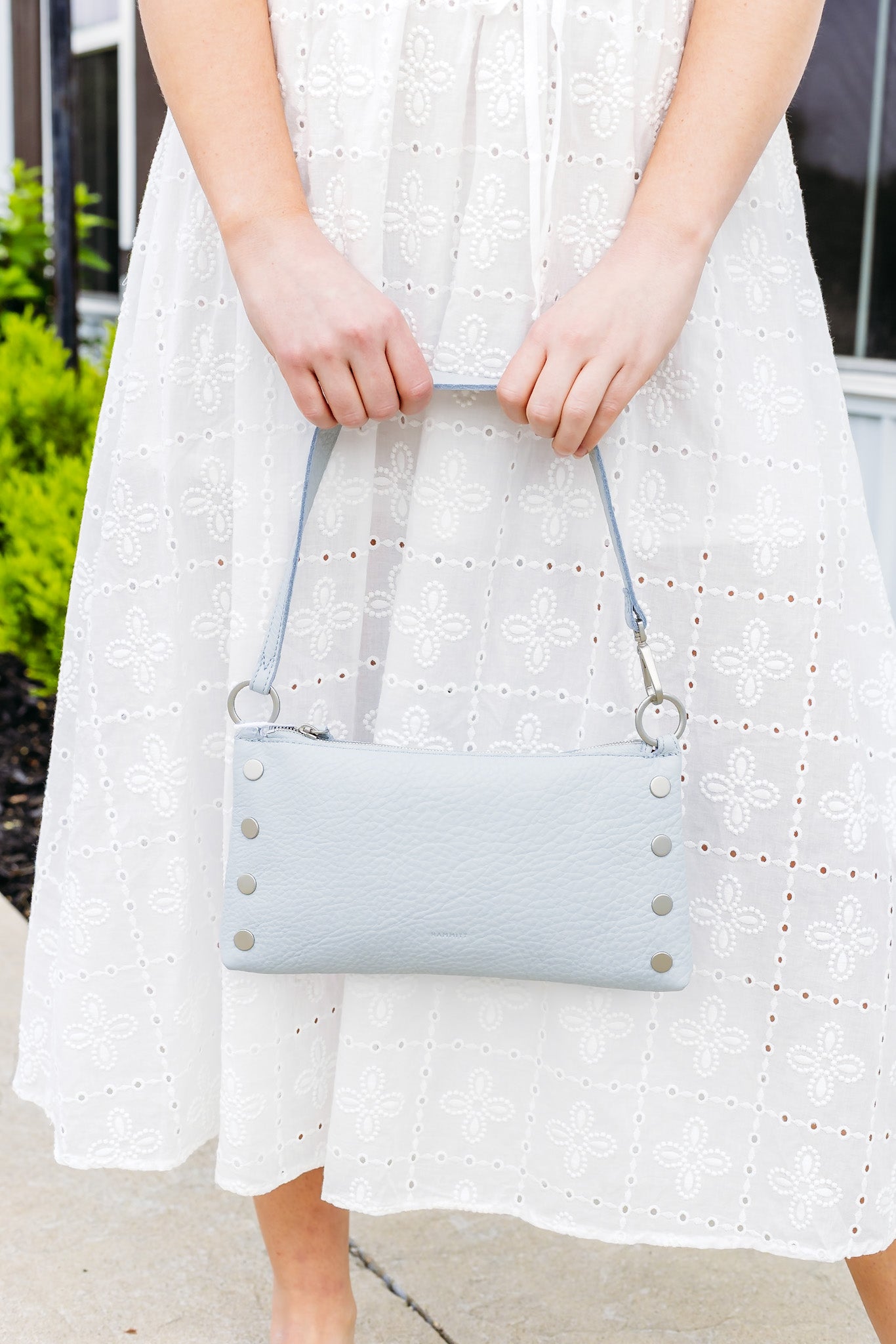 Kyle Bluebird/Brushed Silver Handbag