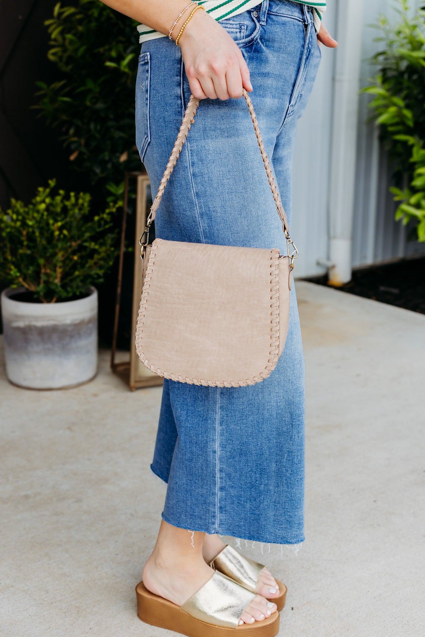 Annie WhipStitch Buff Convertible Crossbody Bag