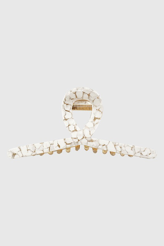 Loved By Me White Hair Clip