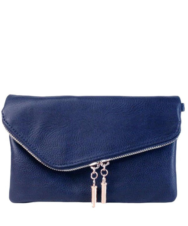 Streak of Destiny Navy Clutch Crossbody Bag