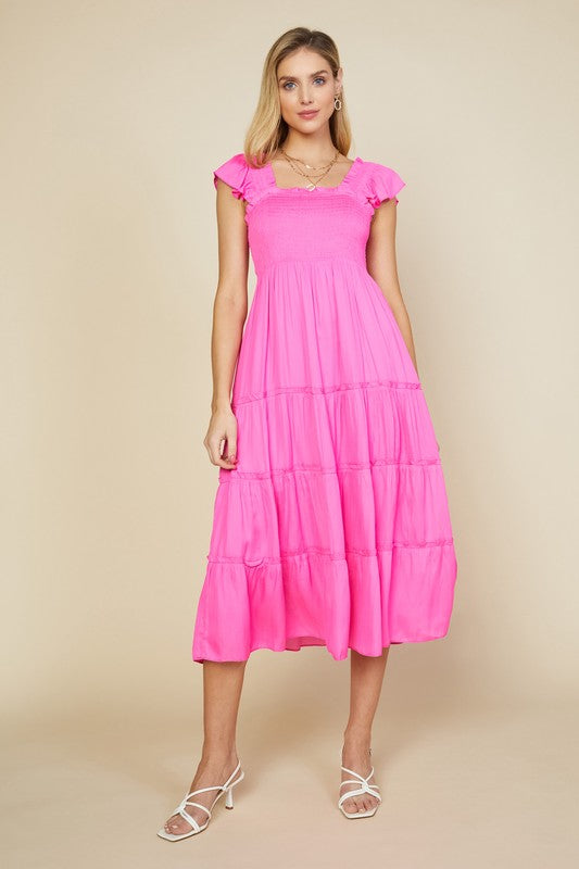 Sweetest Intentions Pink Bubblegum Dress