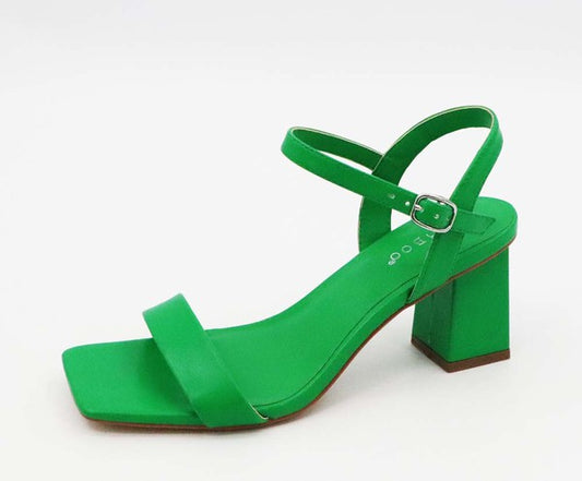 Walk The Talk Green Heel