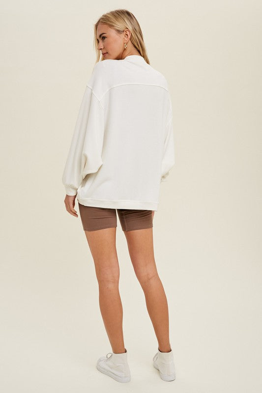 Do Your Best White Cardigan
