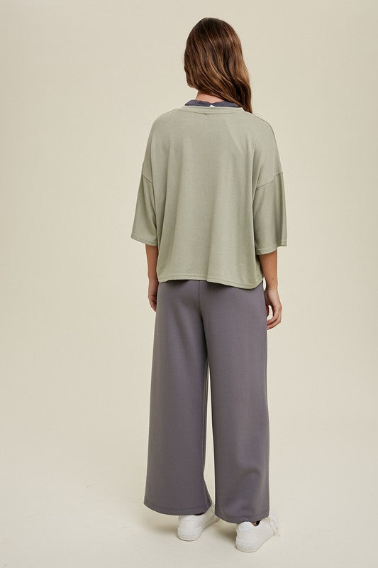 Leaving My Mark Olive Top