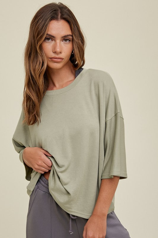 Leaving My Mark Olive Top