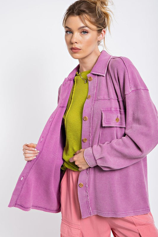 Same Energy Orchid Top