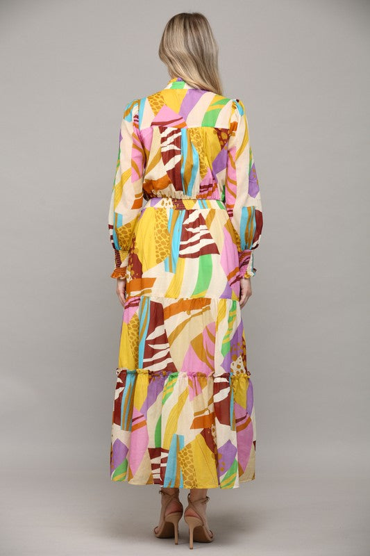 Give You Joy Lilac Multi Dress