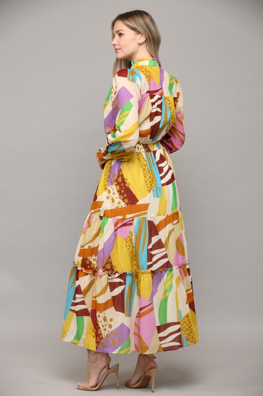Give You Joy Lilac Multi Dress