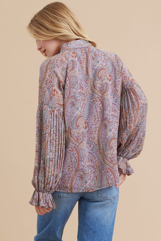 Here Forever Dusty Lavender Mix Top