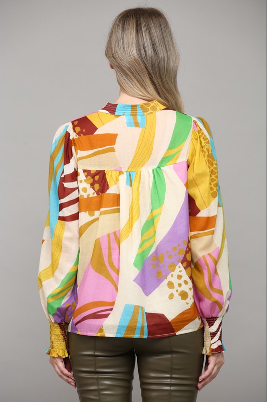 Give You Joy Lilac Multi Top