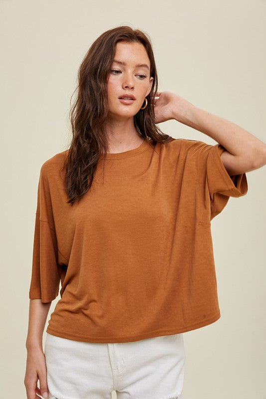 Leaving My Mark Camel Top