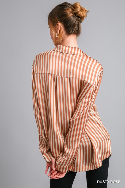 Big Ambitions Dusty Rose Top