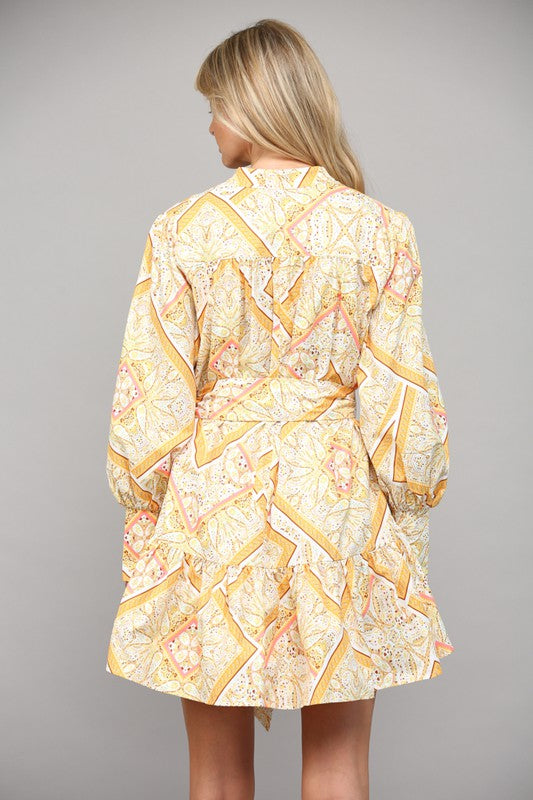 Crazy For You Yellow Multi Dress