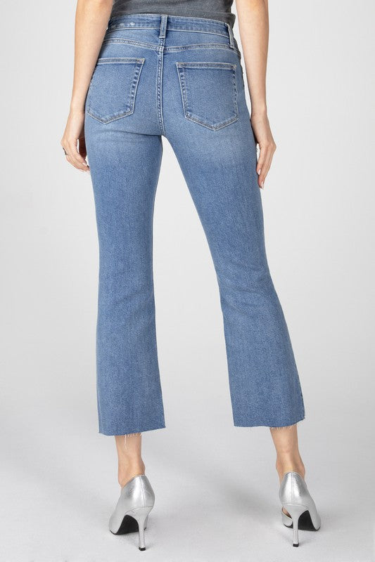 The Kenna Crop Flare Denim