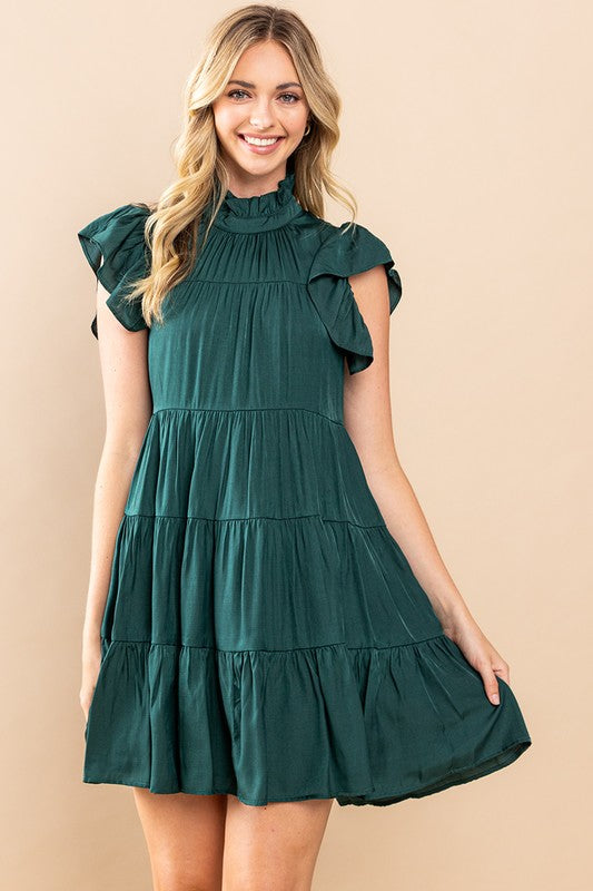Hope For The Best Hunter Green Dress