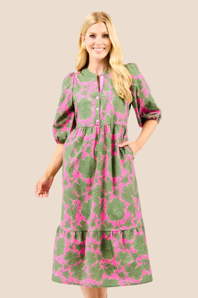 Riley Garden District Green Dress