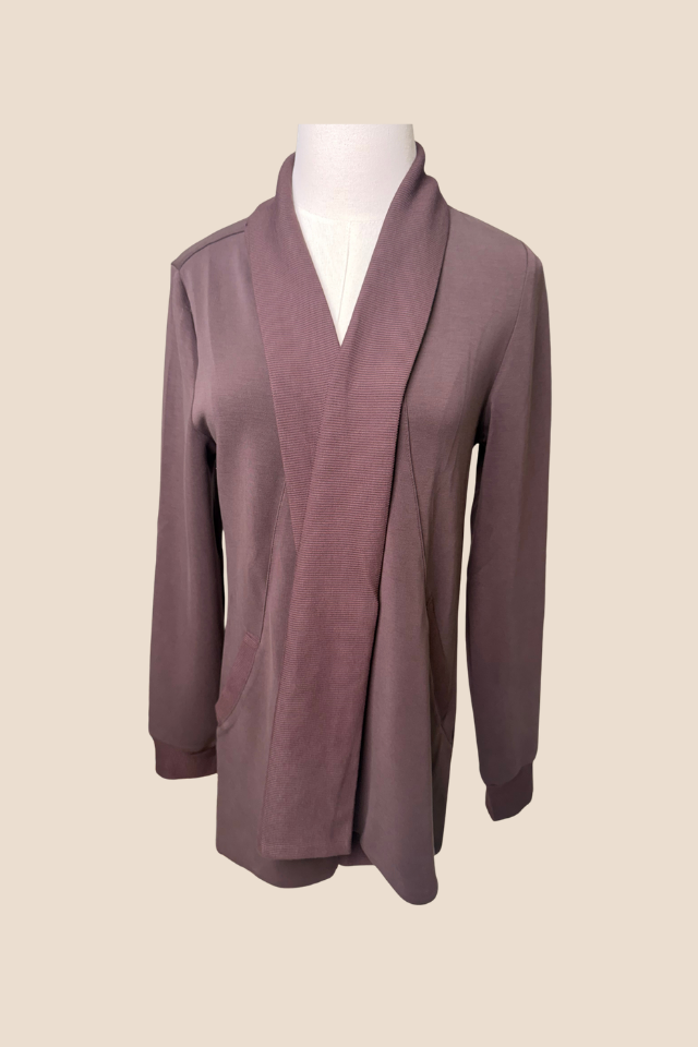 The Luxe Espresso Cardigan