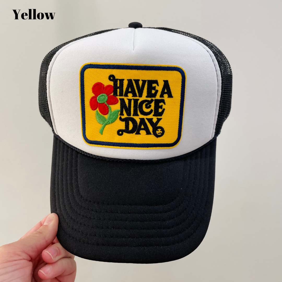 Have a Nice Day Multi Patch Cap