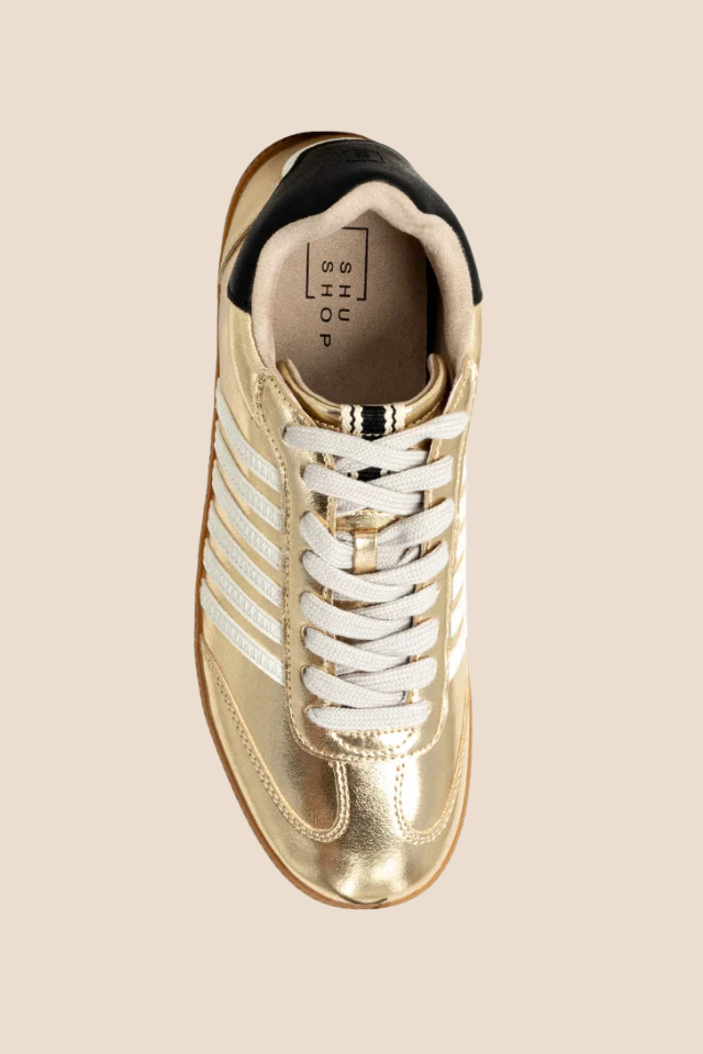 Stevie Light Gold Sneaker