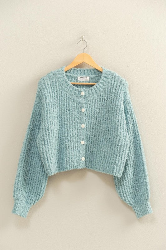 In Just a Minute Blue Cardigan