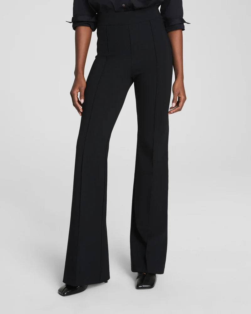 SPANXsupersmooth PerfectFit Ponte Classic Black Flare Pant