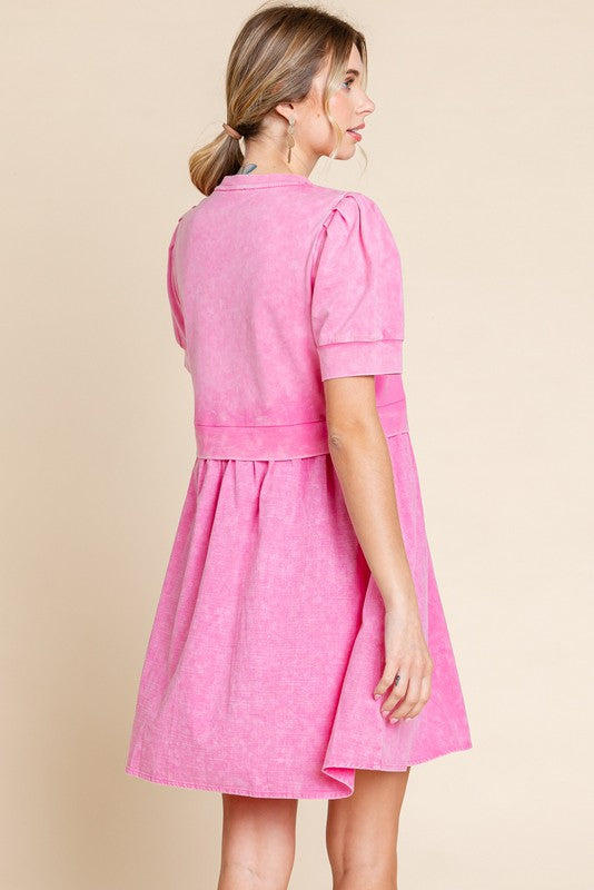 Take Your Lead Pink Dress