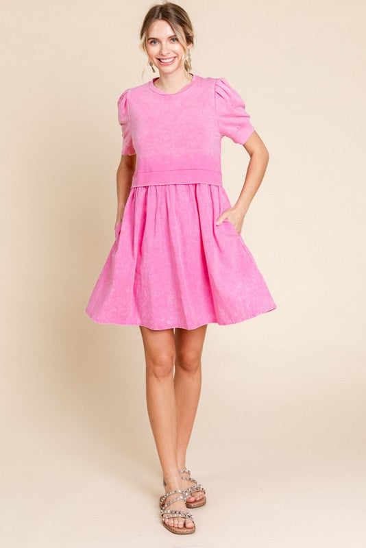 Take Your Lead Pink Dress