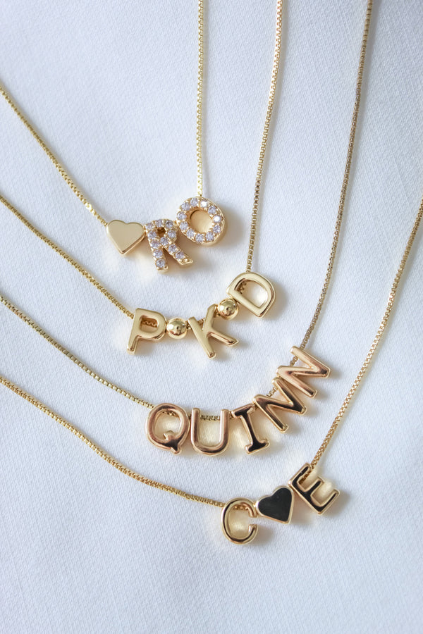 Slide Charm Bar Necklace Chain