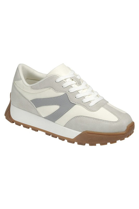 Elevate Style Grey Multi Sneakers