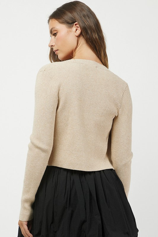 Whatever She Wants Khaki Cardigan