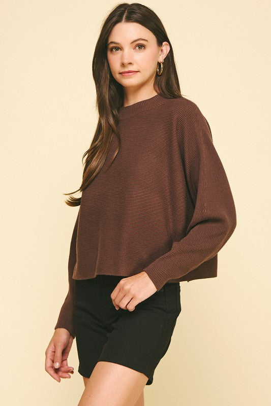 Good to Go Brown Sweater