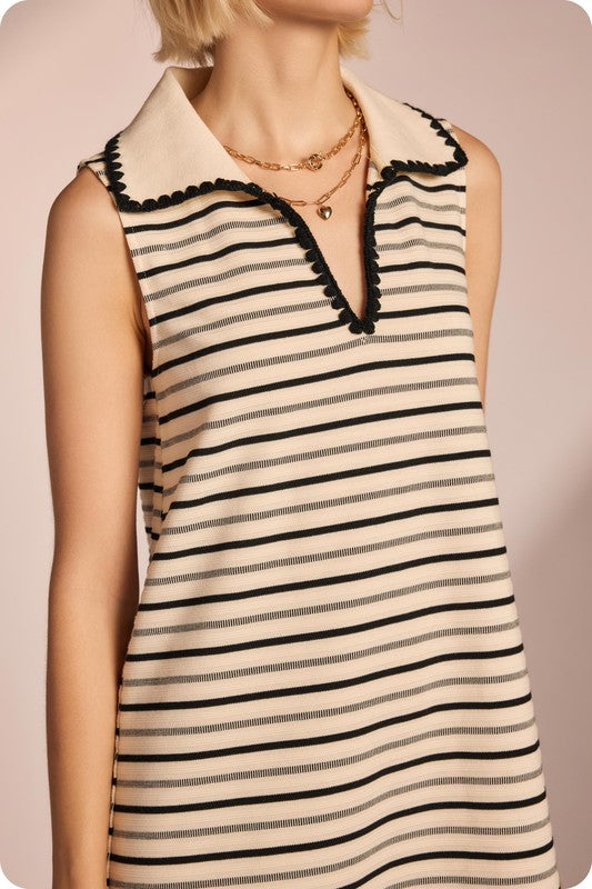 Linear Edit Black Dress