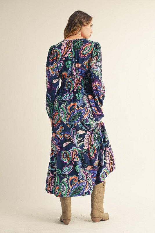 A Cool Contrast Dress
