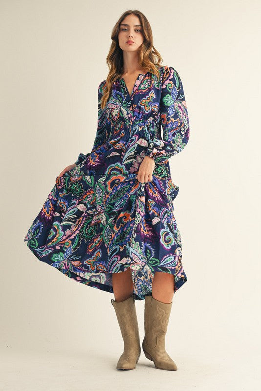 A Cool Contrast Dress