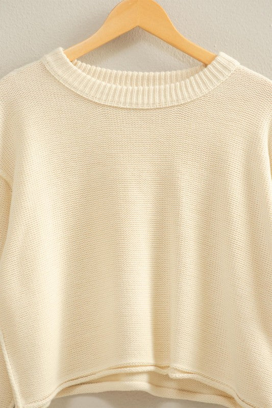Naturally Cool Cream Sweater